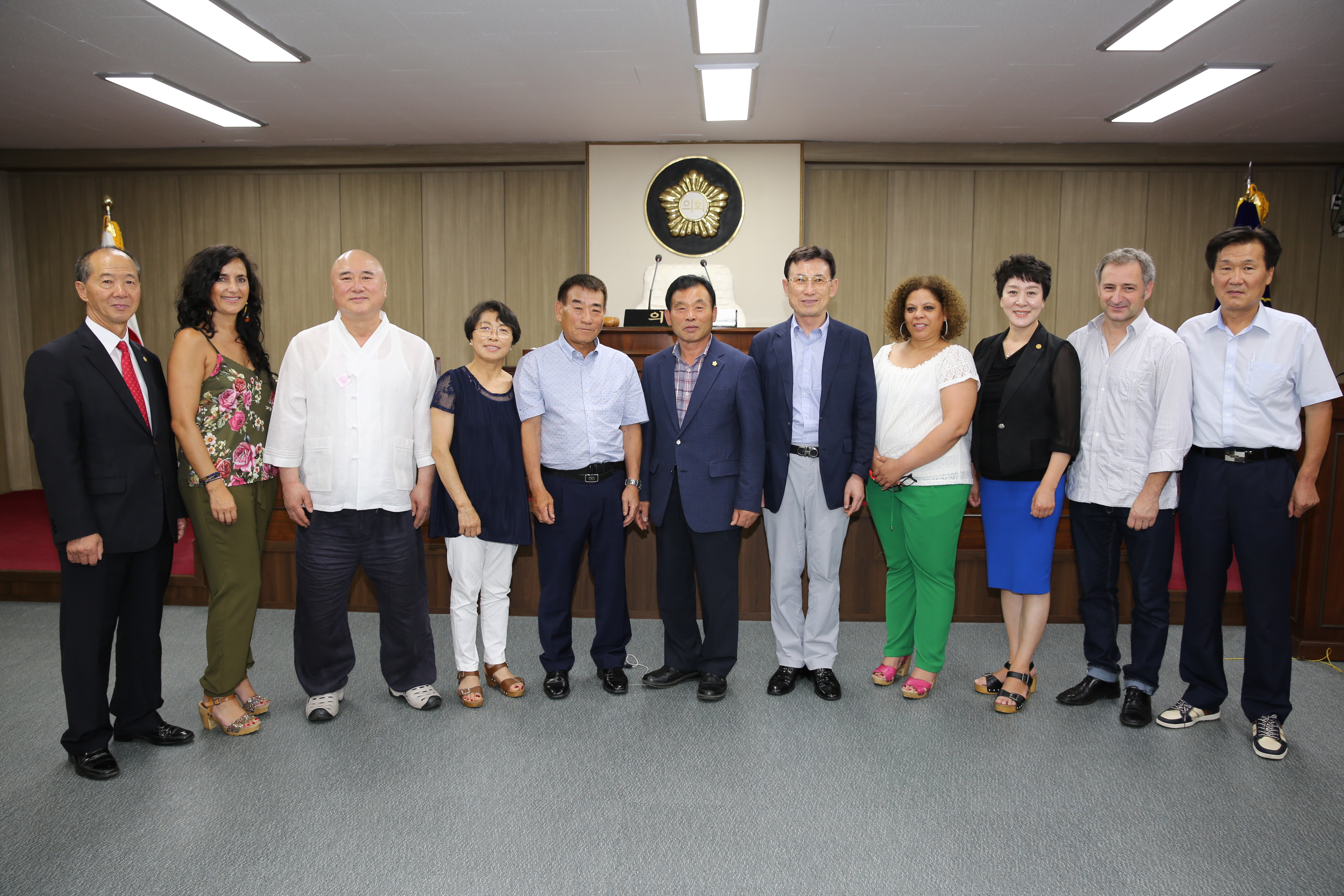 스페인 교민 내방