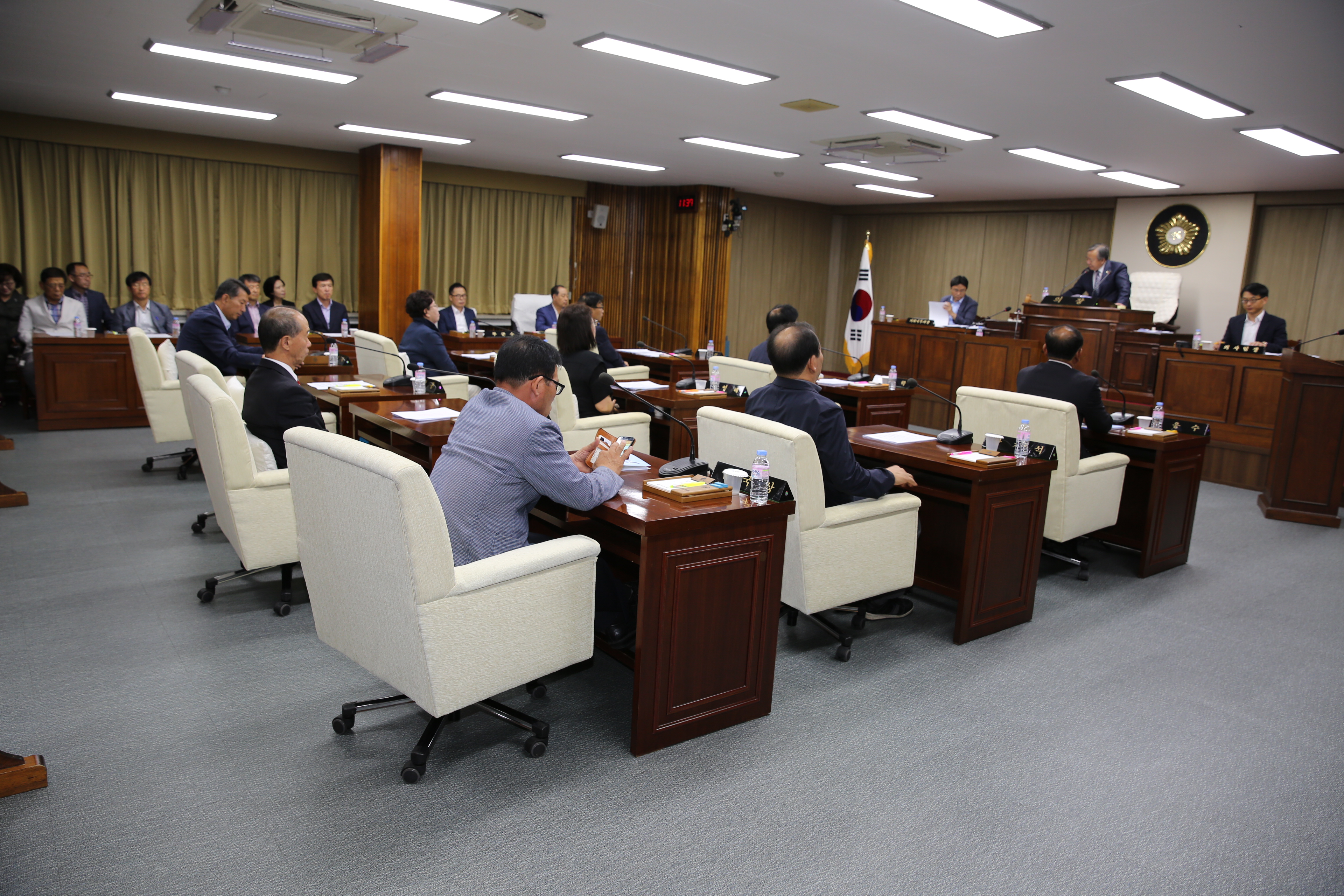 제222회 예산군의회(제1차 정례회 폐회) 모습