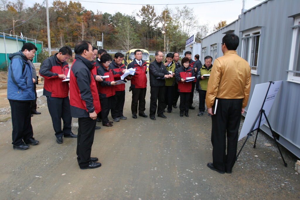  군정 주요사업장 방문