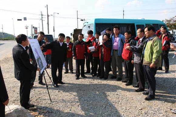 군정주요사업장 답사