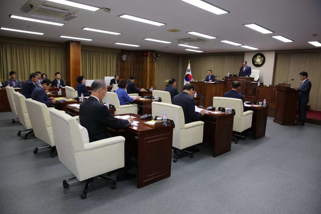 제224회 예산군의회(임시회) 제1차 본회의