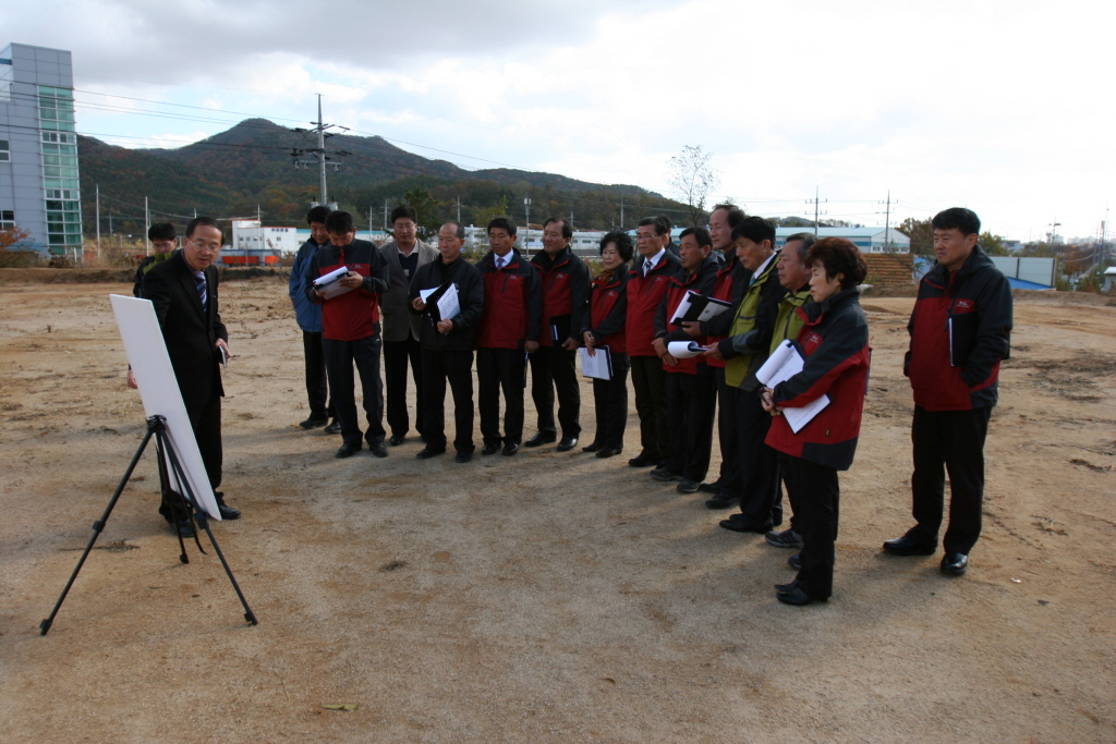 군정 주요사업장 방문