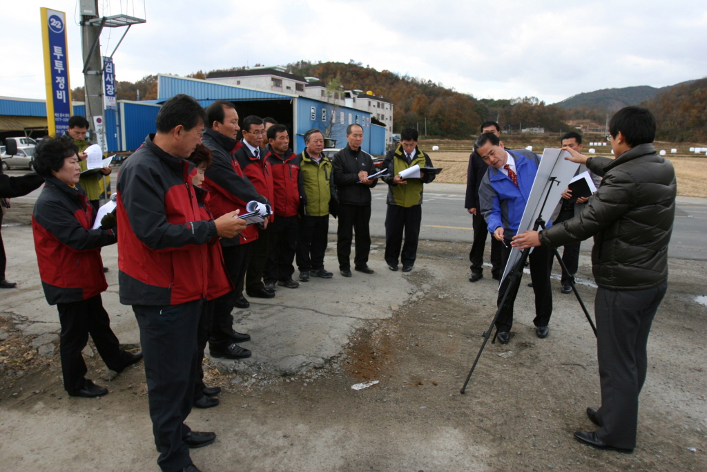 군정 주요사업장 방문