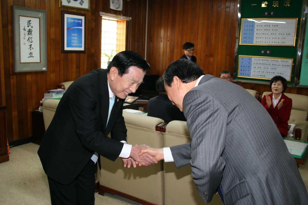 예산군의회 입법고문 위촉식