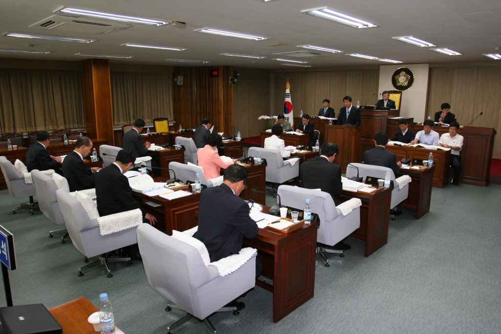 기획실 소관 군정질문 답변