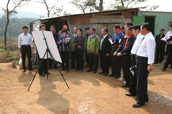 대동지구 전원마을조성 사업장 답사