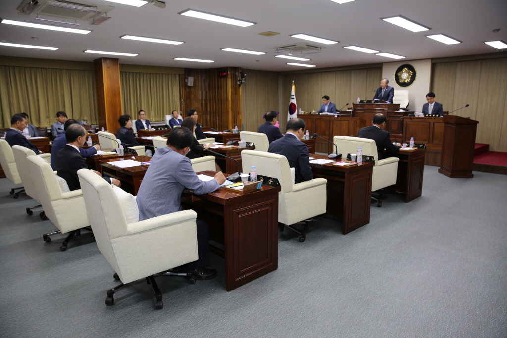 제222회 예산군의회 제1차 본회의