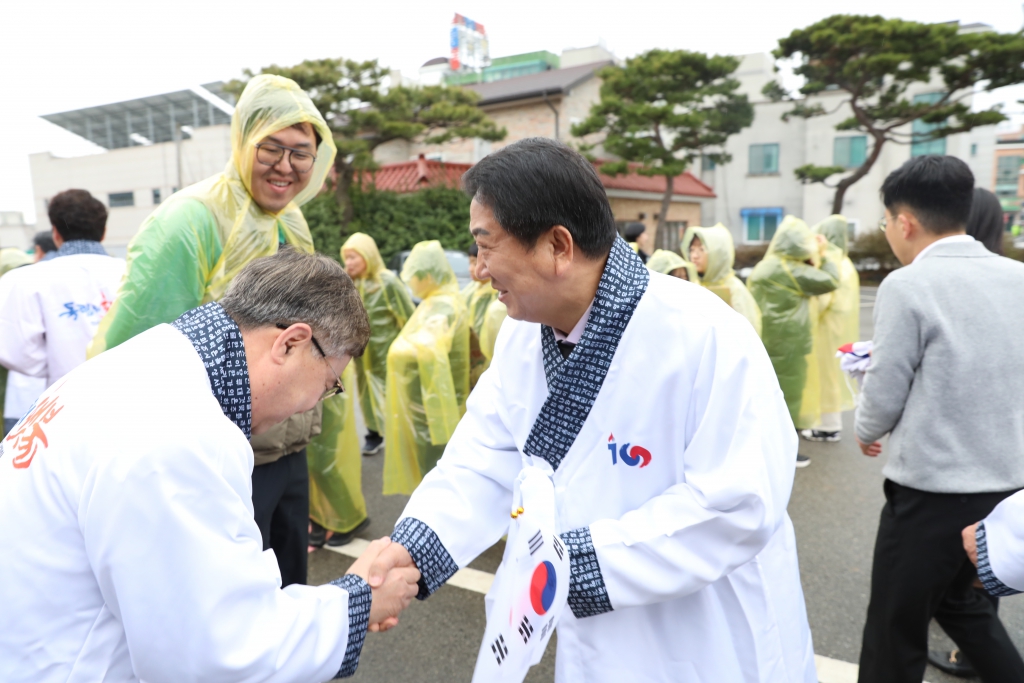 제26회 한내장 4·3 독립만세운동 행사 참석