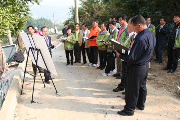 사방댐 사업장답사