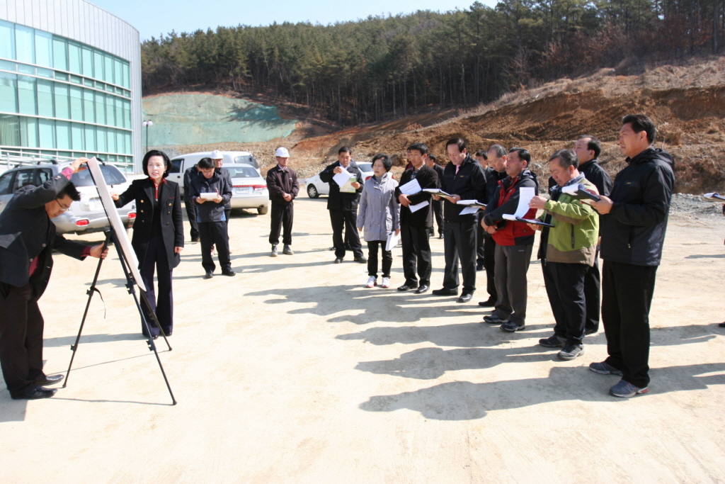군정 주요사업장 답사