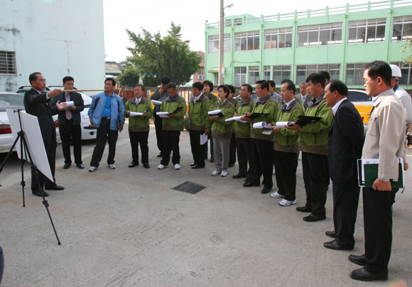 산성천도시방재시설 수해복구사업현장