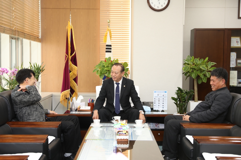 예산군 테니스협회장 방문