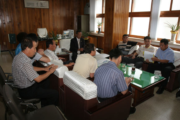 주민들과의 민원상담