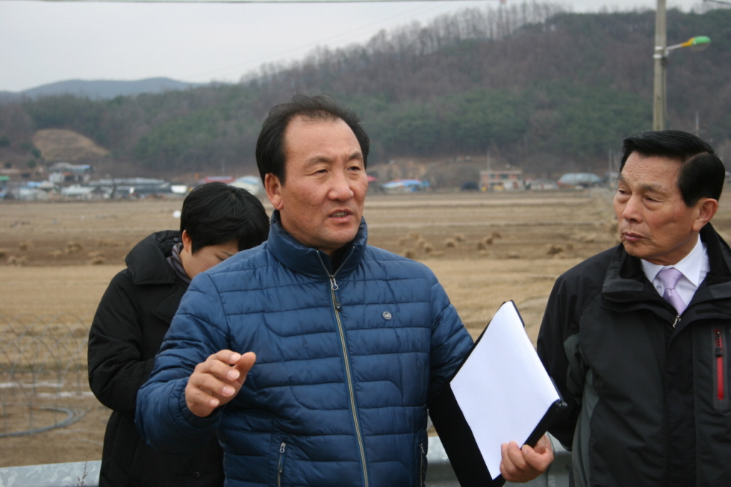 황새가 노니는 무한천 생태하천 복원사업(사업장답사)