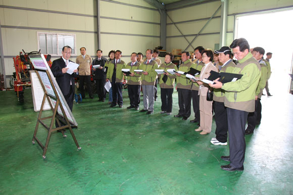 2007년 군정 주요사업장 답사