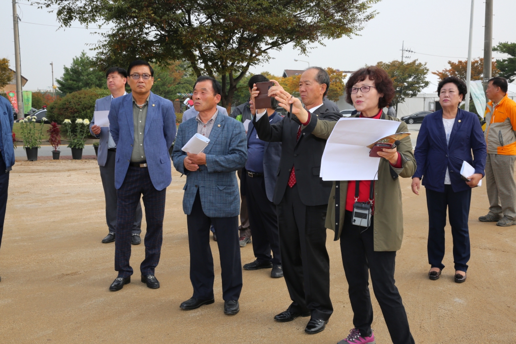 산림문화박람회 및 온천대축제 현장 점검 방문