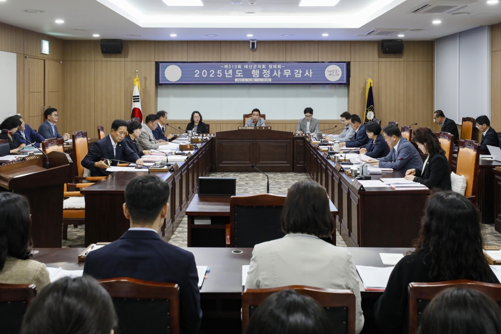 2025년 6월 17일 행정사무감사(주민복지과, 가족지원과, 민원봉사과)