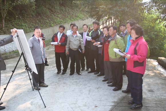 군정주요사업장 답사