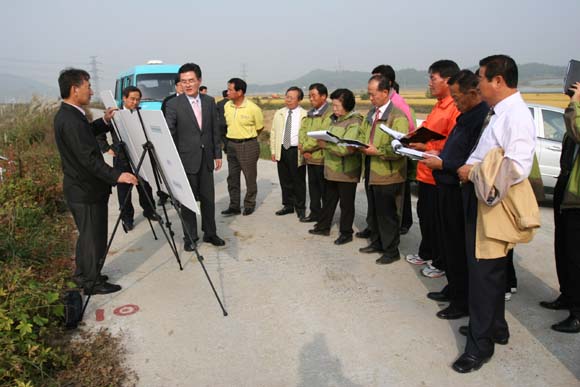 마을하수도 처리시설사업장 답사