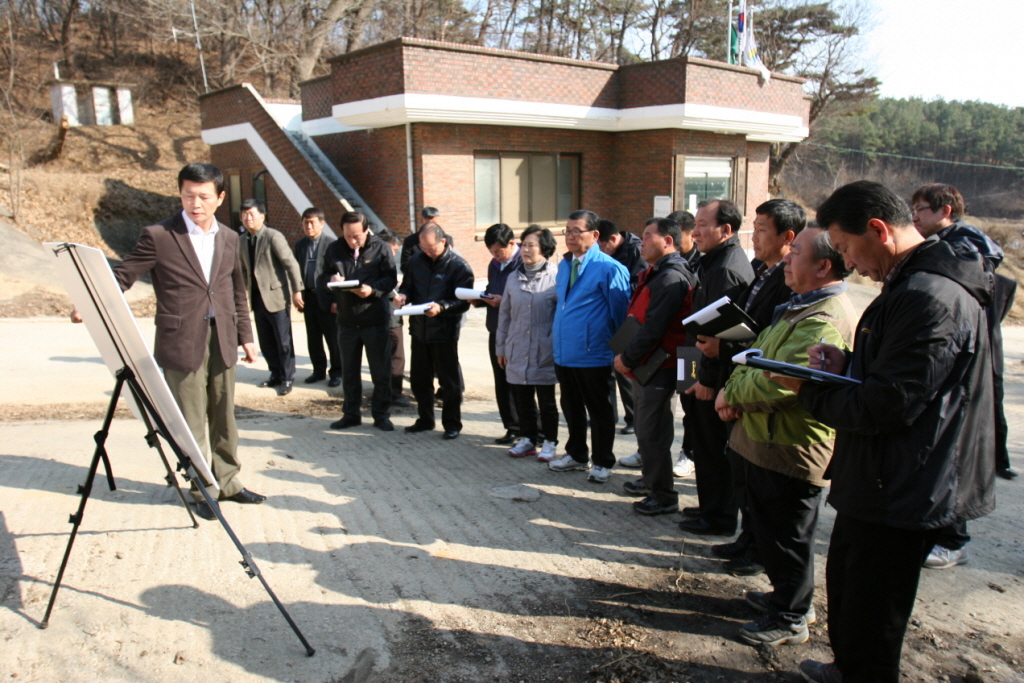 군정 주요사업장 답사