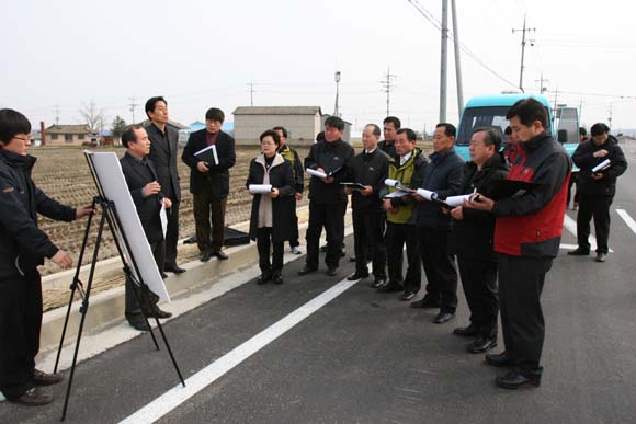 2010년 군정 주요사업장답사