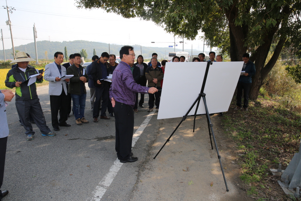 신대-마사간(군도14호)도로확포장공사 사업장 답사