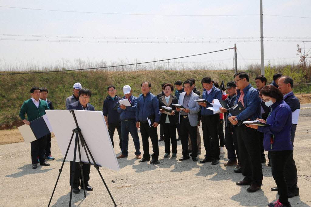 제212회 예산군의회(임시회) 군정 주요사업장 답사