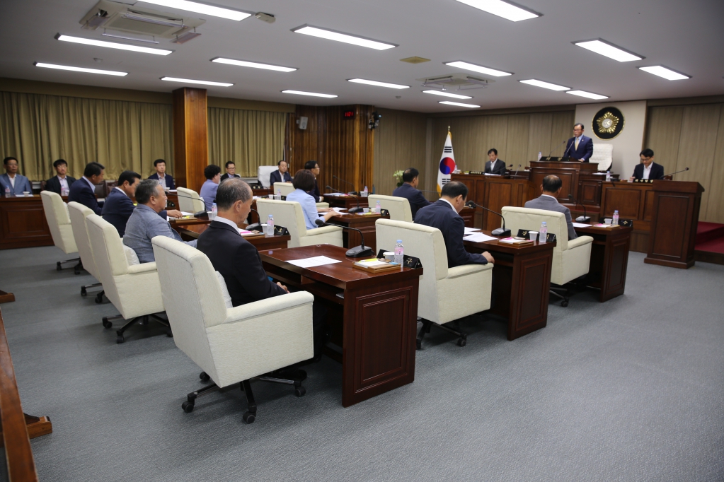 제224회 예산군의회(임시회) 폐회