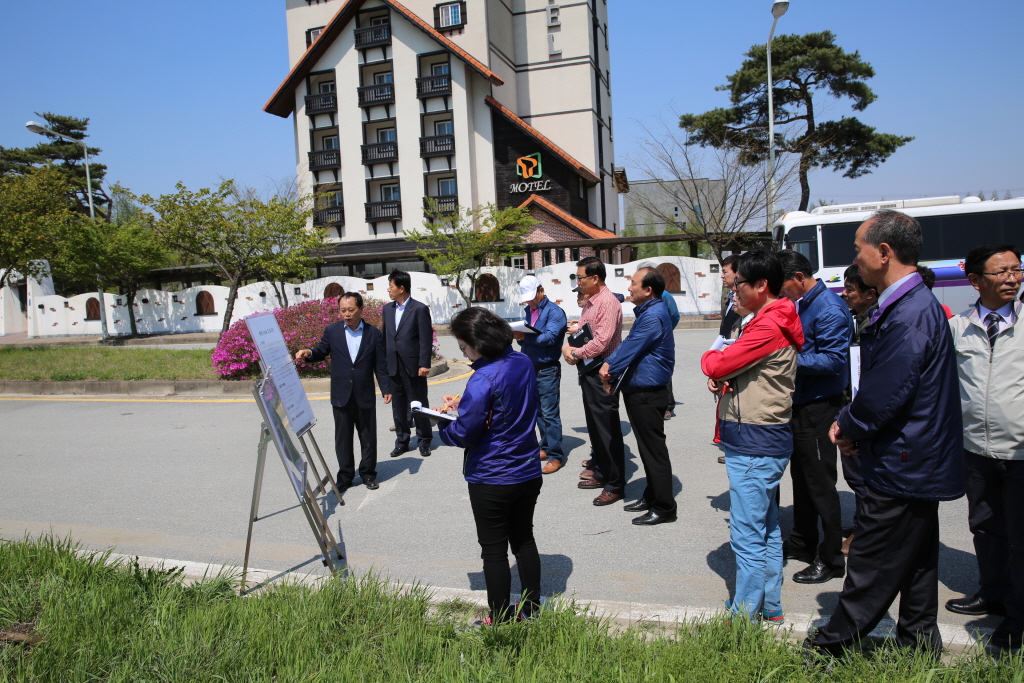 제212회 예산군의회(임시회) 군정 주요사업장 답사