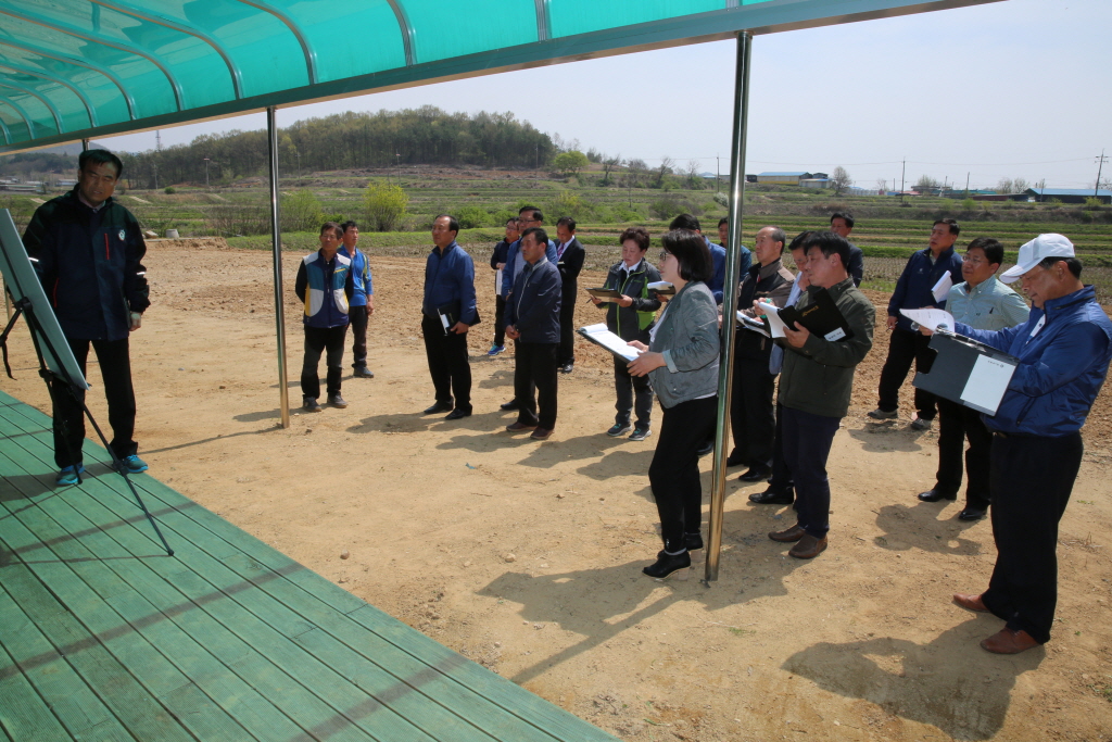 제212회 예산군의회(임시회) 군정주요사업장 답사