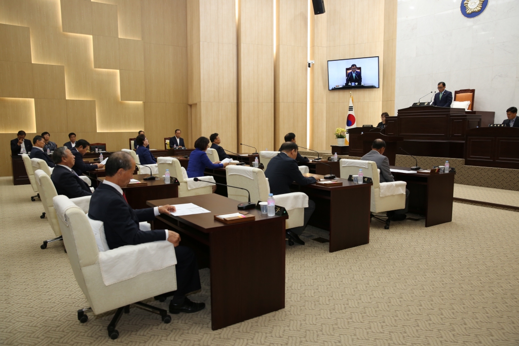 제240회 예산군의회(임시회) 개회