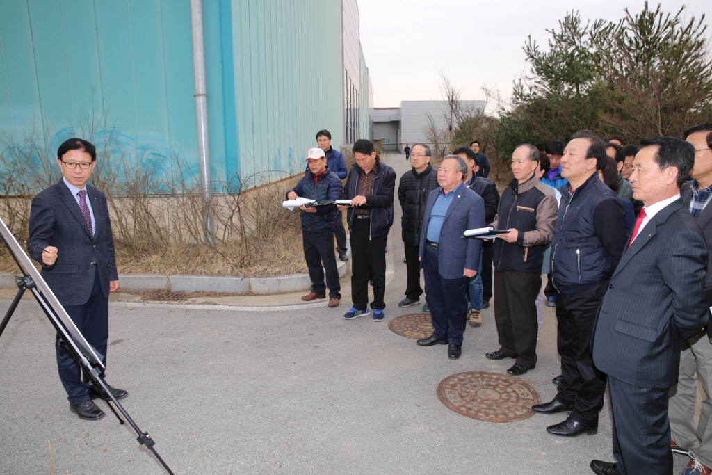 예산농산물유통센터 저온저장고 증축사업장 답사