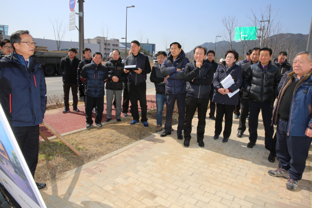 내포신도시 복합커뮤니티시설 건립사업장 답사