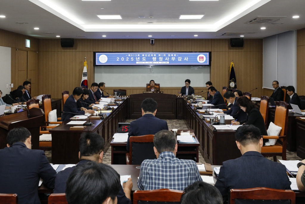 2025년 6월 16일 행정사무감사(기획실, 자치행정과, 안전관리과)