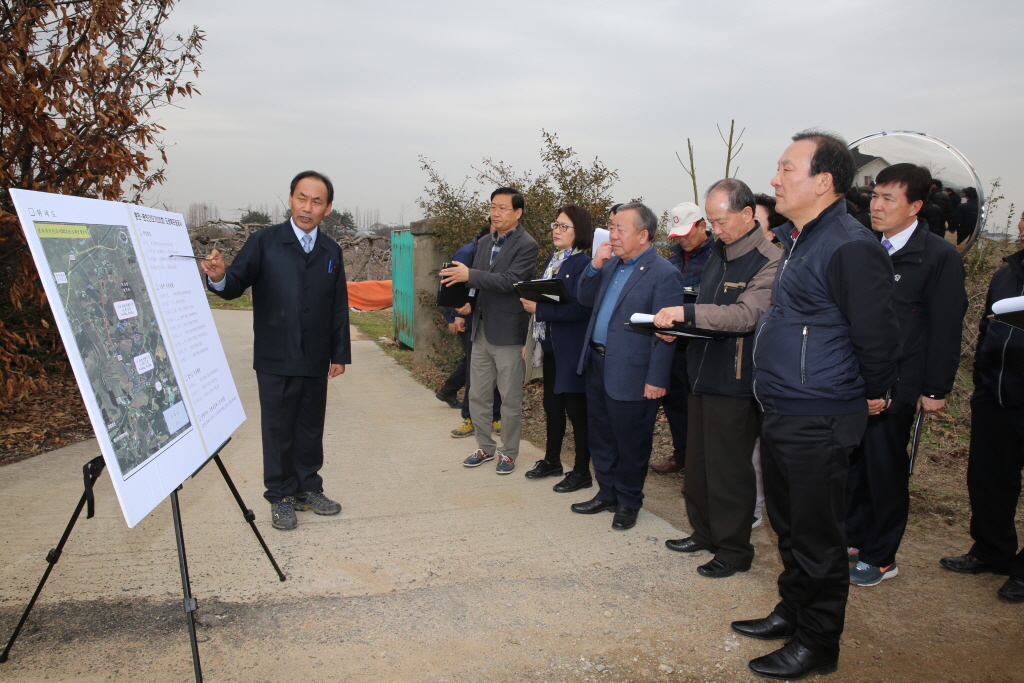 분천 도로 확포장공사 사업장 답사