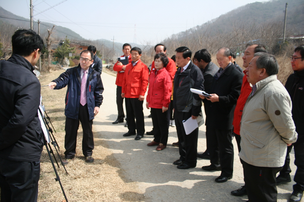 아름다운 소하천정비사업장 답사