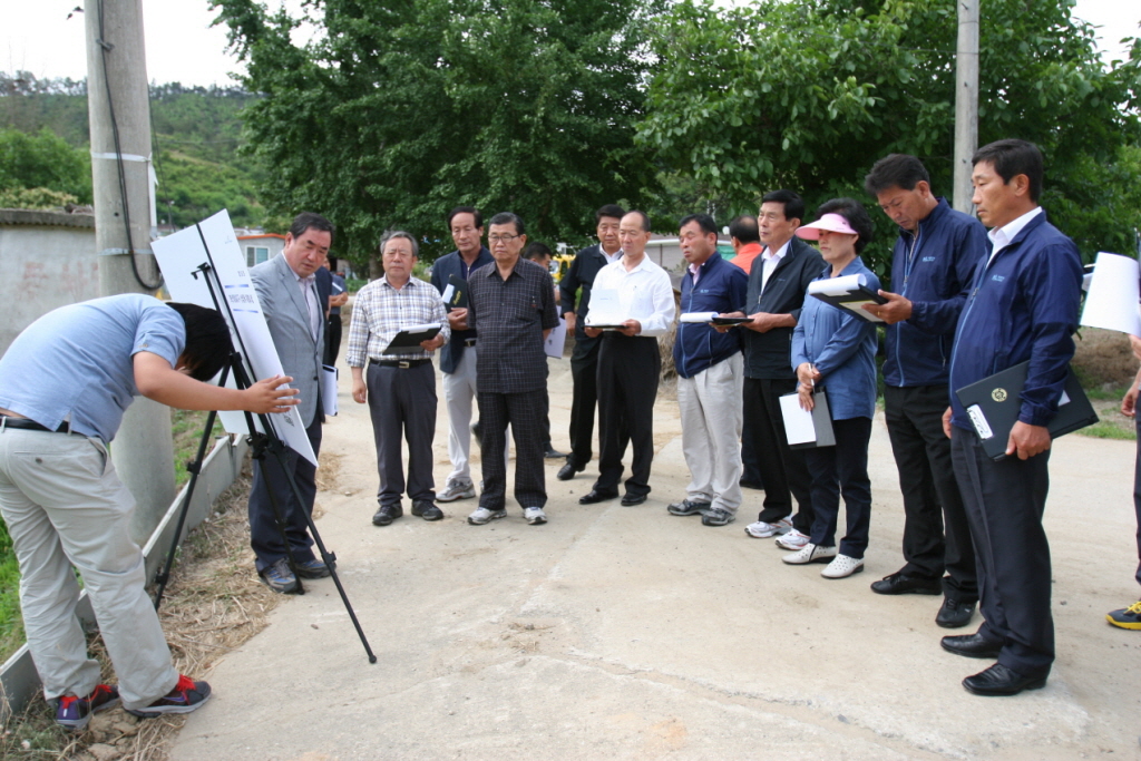 군정주요사업장 답사