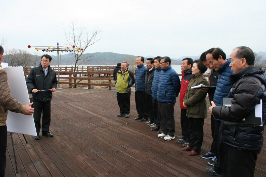 예당호 중앙생태공원 정비사업(사업장 답사)