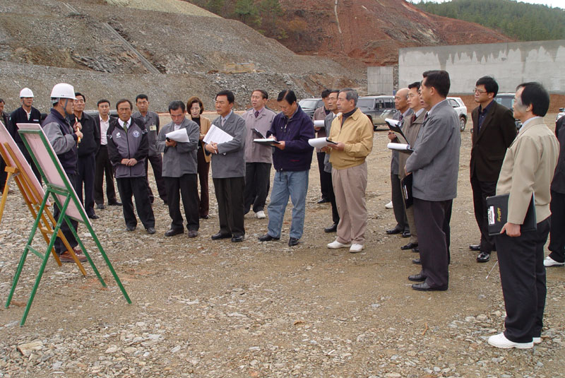 예산군 쓰레기종합위생처리시설 조성사업장 답사