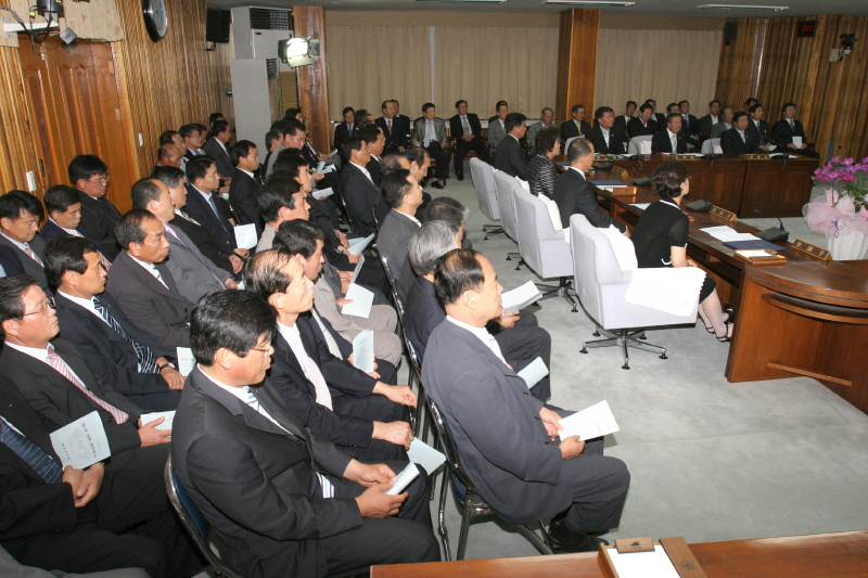 개원식에 참석한 귀빈들