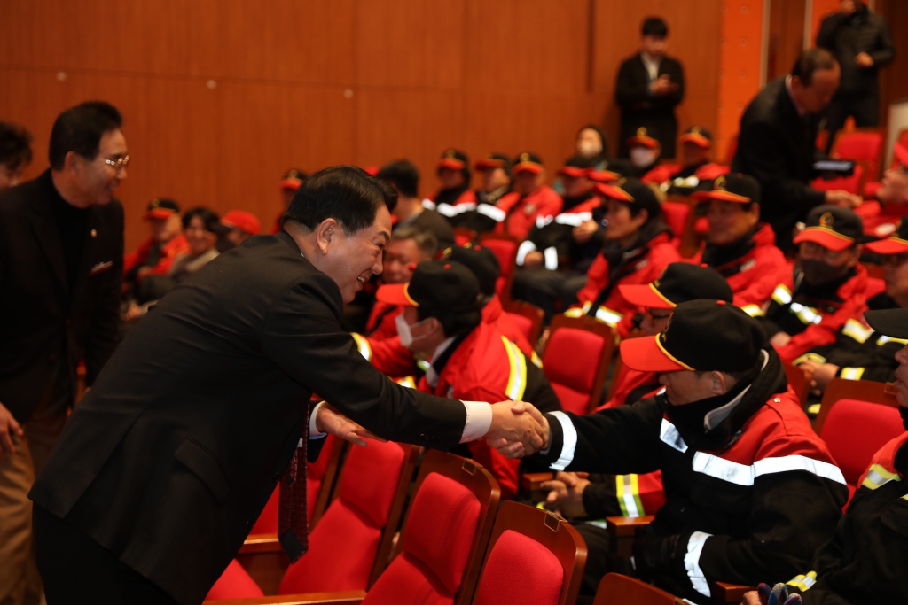 2024년 봄철 산불감시원 발대식 참석