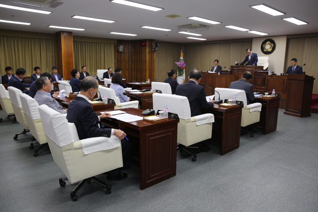 제233회 예산군의회(임시회) 폐회식