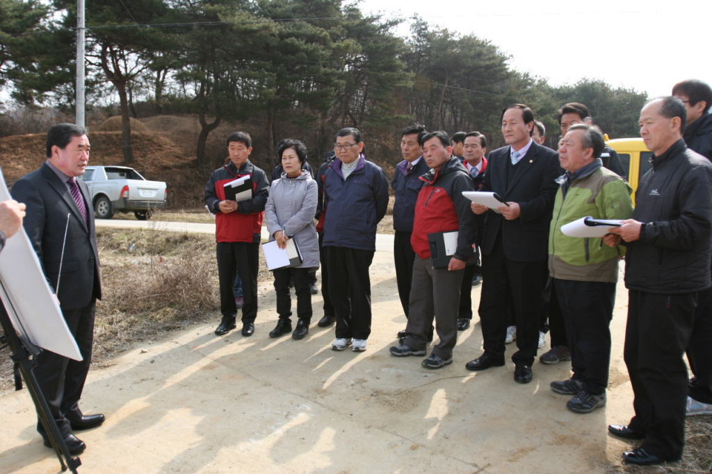 군정 주요사업장 답사