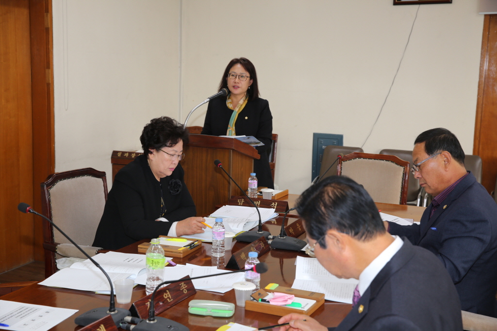 예산군의회 사무기구 사무분장 규칙 일부개정규칙안