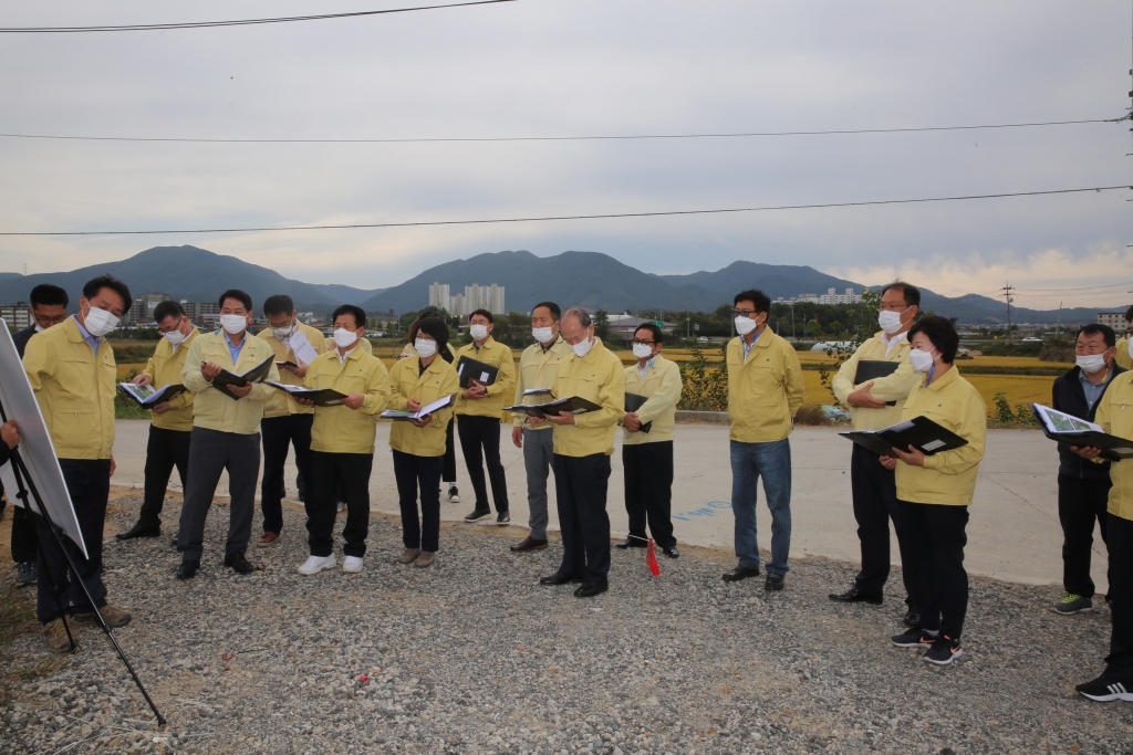 20년 10월 13일~15일 하반기 군정주요사업장 답사