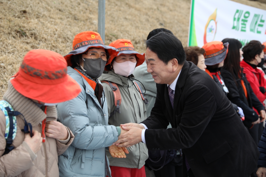 광시 여성산악회 시산제 방문