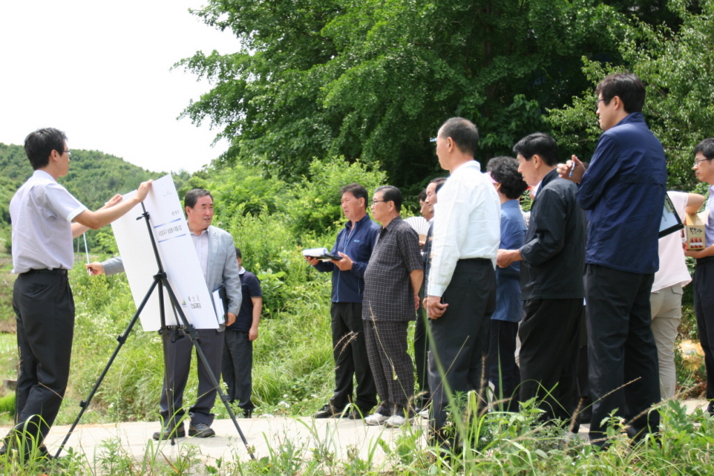 군정주요사업장 답사