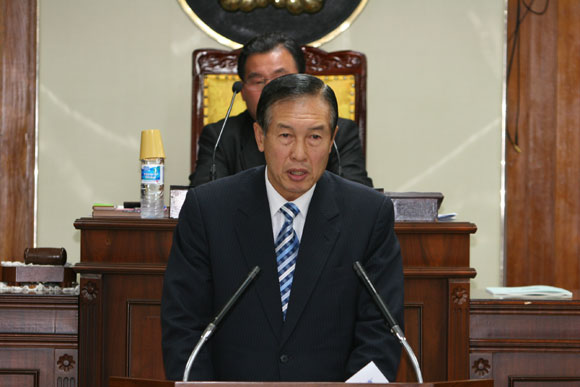 최승우군수 시정연설