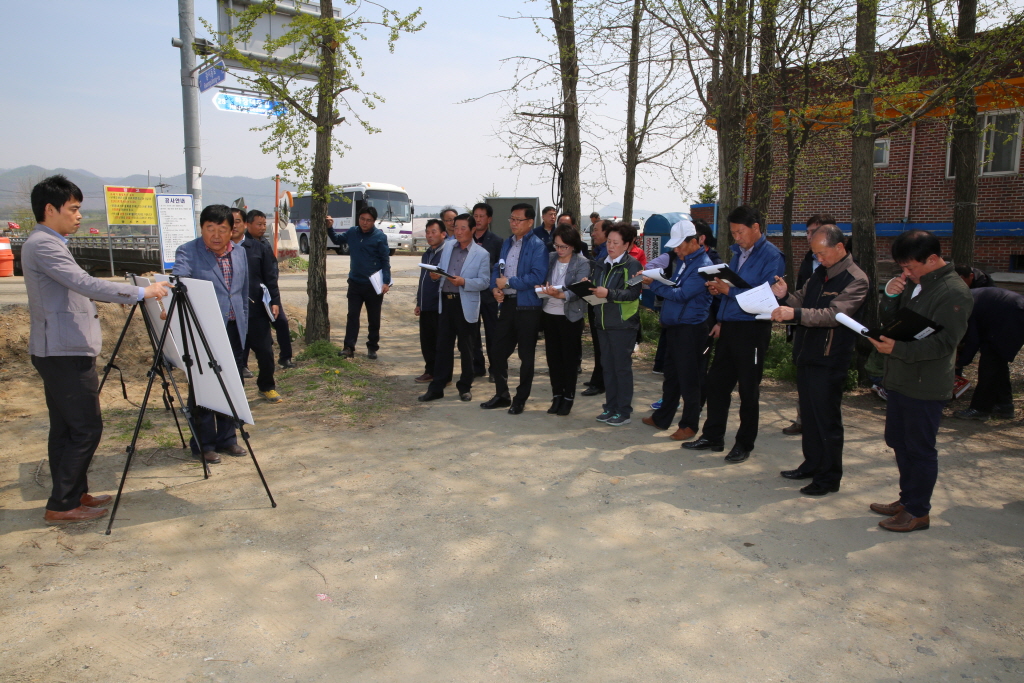 제212회 예산군의회(임시회) 군정주요사업장 답사
