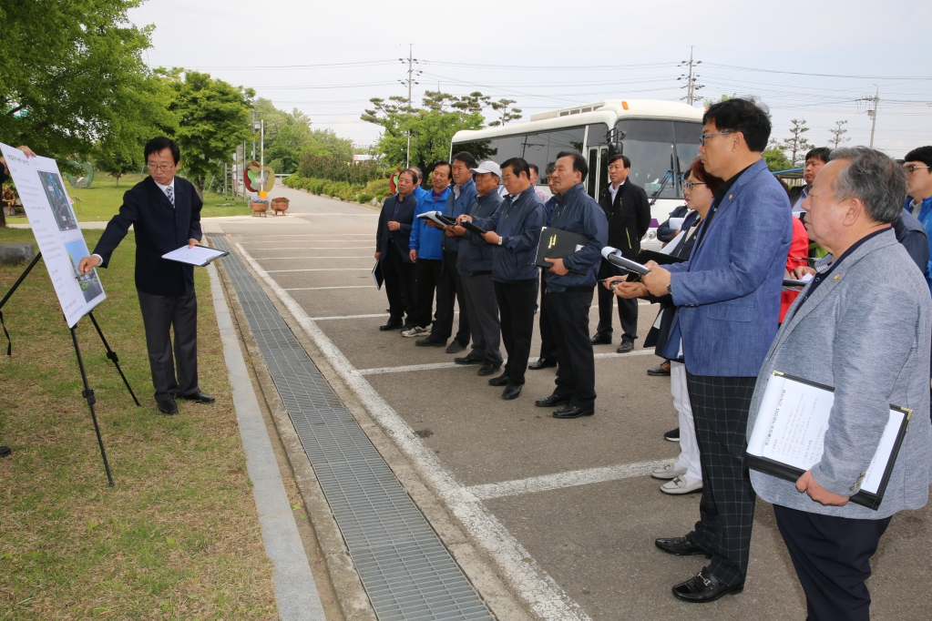 농산물 공동가공센터 설립 예정지 답사